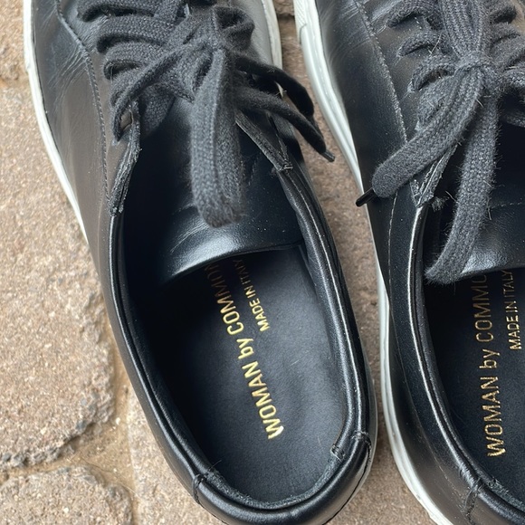 Common projects black leather sneakers - Picture 4 of 5